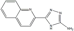 5-(quinolin-2-yl)-4H-1,2,4-triazol-3-amine 结构式