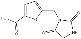 5-[(2,5-dioxoimidazolidin-1-yl)methyl]-2-furoic acid 结构式