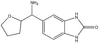 5-[amino(oxolan-2-yl)methyl]-2,3-dihydro-1H-1,3-benzodiazol-2-one 结构式