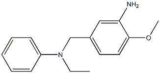 5-{[ethyl(phenyl)amino]methyl}-2-methoxyaniline 结构式