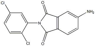 5-amino-2-(2,5-dichlorophenyl)-2,3-dihydro-1H-isoindole-1,3-dione 结构式