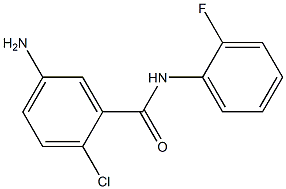 5-amino-2-chloro-N-(2-fluorophenyl)benzamide 结构式