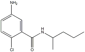 5-amino-2-chloro-N-(pentan-2-yl)benzamide 结构式