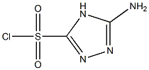 5-amino-4H-1,2,4-triazole-3-sulfonyl chloride 结构式