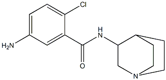 5-amino-N-1-azabicyclo[2.2.2]oct-3-yl-2-chlorobenzamide 结构式
