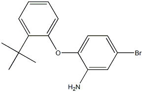 5-bromo-2-(2-tert-butylphenoxy)aniline 结构式