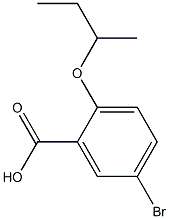 5-bromo-2-(butan-2-yloxy)benzoic acid 结构式