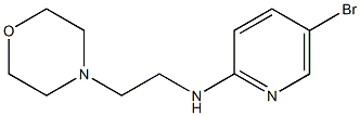 5-bromo-N-[2-(morpholin-4-yl)ethyl]pyridin-2-amine 结构式