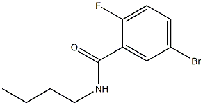 5-bromo-N-butyl-2-fluorobenzamide 结构式