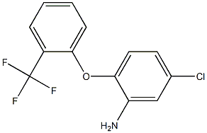 5-chloro-2-[2-(trifluoromethyl)phenoxy]aniline 结构式