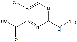 5-chloro-2-hydrazinopyrimidine-4-carboxylic acid 结构式