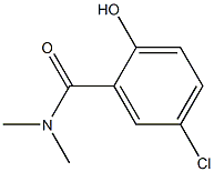 5-chloro-2-hydroxy-N,N-dimethylbenzamide 结构式