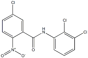 5-chloro-N-(2,3-dichlorophenyl)-2-nitrobenzamide 结构式