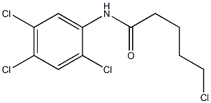 5-chloro-N-(2,4,5-trichlorophenyl)pentanamide 结构式