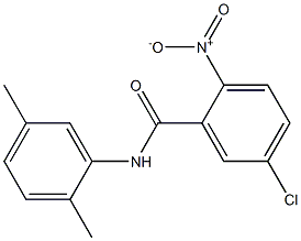 5-chloro-N-(2,5-dimethylphenyl)-2-nitrobenzamide 结构式