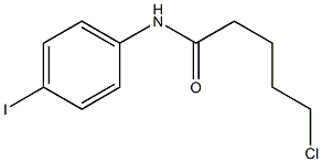 5-氯-N-(4-碘苯基)戊酰胺 结构式