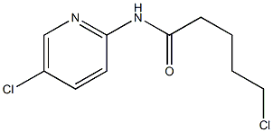 5-chloro-N-(5-chloropyridin-2-yl)pentanamide 结构式