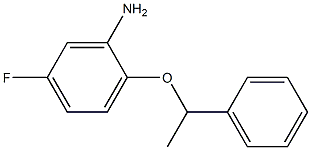 5-fluoro-2-(1-phenylethoxy)aniline 结构式