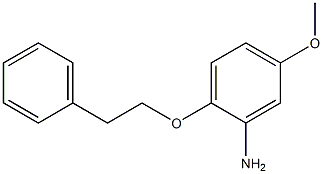 5-methoxy-2-(2-phenylethoxy)aniline 结构式