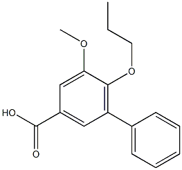 5-methoxy-6-propoxy-1,1'-biphenyl-3-carboxylic acid 结构式