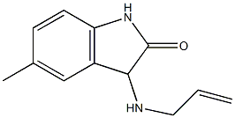 5-methyl-3-(prop-2-en-1-ylamino)-2,3-dihydro-1H-indol-2-one 结构式