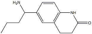 6-(1-aminobutyl)-1,2,3,4-tetrahydroquinolin-2-one 结构式