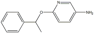 6-(1-phenylethoxy)pyridin-3-amine 结构式