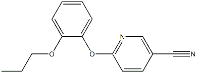 6-(2-propoxyphenoxy)nicotinonitrile 结构式