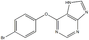 6-(4-bromophenoxy)-7H-purine 结构式