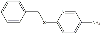 6-(benzylsulfanyl)pyridin-3-amine 结构式