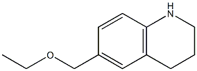 6-(ethoxymethyl)-1,2,3,4-tetrahydroquinoline 结构式