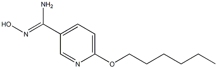 6-(hexyloxy)-N'-hydroxypyridine-3-carboximidamide 结构式