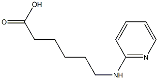 6-(pyridin-2-ylamino)hexanoic acid 结构式