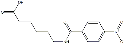 6-[(4-nitrobenzoyl)amino]hexanoic acid 结构式