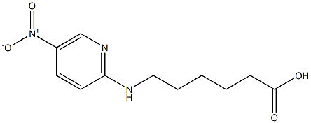 6-[(5-nitropyridin-2-yl)amino]hexanoic acid 结构式