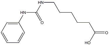 6-[(anilinocarbonyl)amino]hexanoic acid 结构式