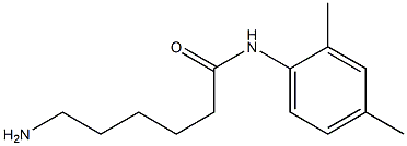 6-amino-N-(2,4-dimethylphenyl)hexanamide 结构式
