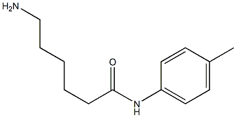 6-amino-N-(4-methylphenyl)hexanamide 结构式