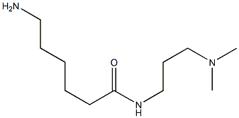 6-amino-N-[3-(dimethylamino)propyl]hexanamide 结构式
