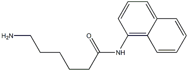 6-amino-N-1-naphthylhexanamide 结构式