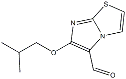 6-isobutoxyimidazo[2,1-b][1,3]thiazole-5-carbaldehyde 结构式