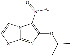 6-isopropoxy-5-nitroimidazo[2,1-b][1,3]thiazole 结构式