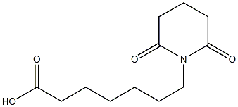 7-(2,6-dioxopiperidin-1-yl)heptanoic acid 结构式