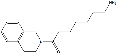 7-(3,4-dihydroisoquinolin-2(1H)-yl)-7-oxoheptan-1-amine 结构式