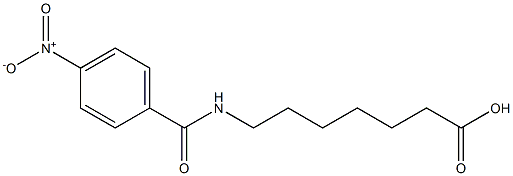 7-[(4-nitrobenzoyl)amino]heptanoic acid 结构式