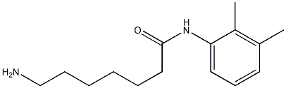 7-amino-N-(2,3-dimethylphenyl)heptanamide 结构式