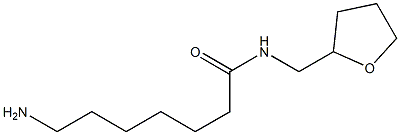 7-amino-N-(tetrahydrofuran-2-ylmethyl)heptanamide 结构式