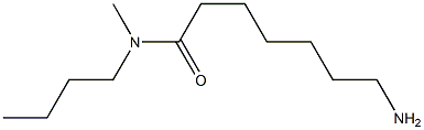 7-amino-N-butyl-N-methylheptanamide 结构式