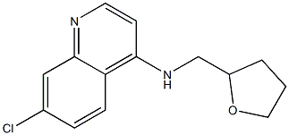 7-chloro-N-(oxolan-2-ylmethyl)quinolin-4-amine 结构式