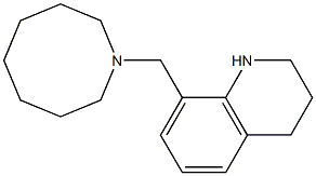 8-(azocan-1-ylmethyl)-1,2,3,4-tetrahydroquinoline 结构式